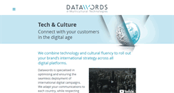 Desktop Screenshot of datawords.co.uk