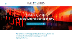 Desktop Screenshot of datawords.com