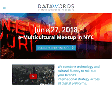 Tablet Screenshot of datawords.com