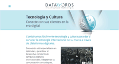 Desktop Screenshot of datawords.es